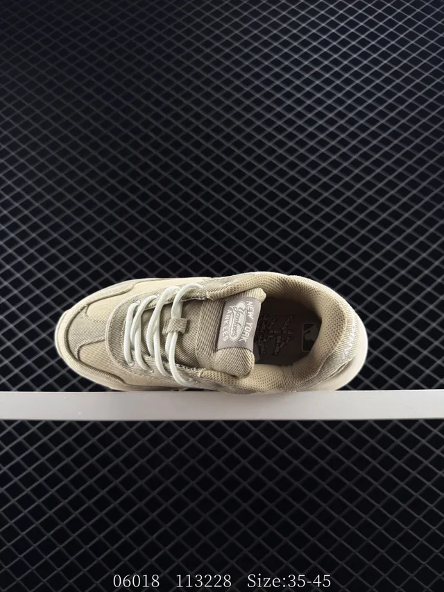 MLB Dad Shoe Light Beige Chunky Sneakers 4