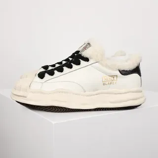 MMY BLAKEY Off-White Shearling Collar Tênis lifestyle