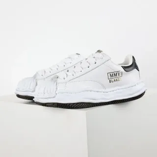 MMY Blakey Tênis Lifestyle Branco e Preto com Bico Quilted