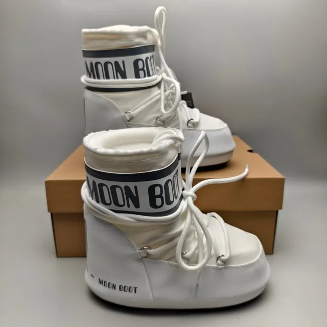 Moon Boot Classic White Snow Boots 5