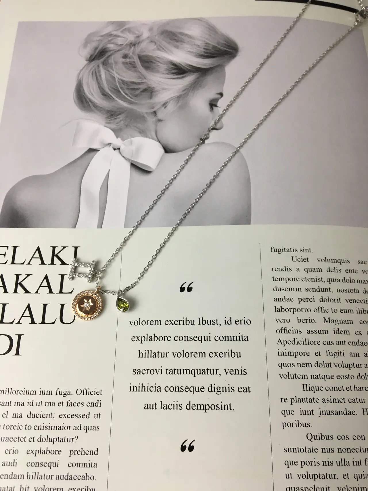 Multi-Charm Pave Diamond Star and Peridot Pendant Necklace 6