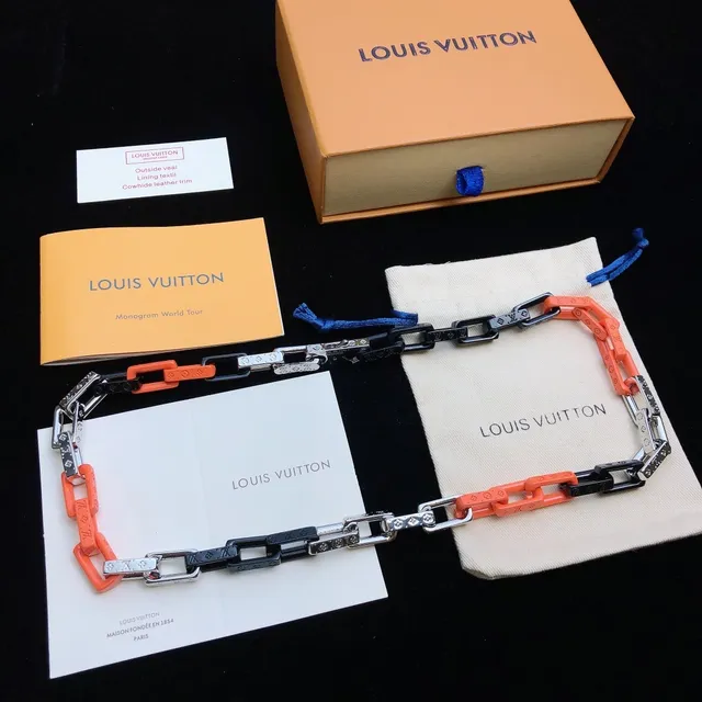 Multicolor Chunky Link Chain Necklace 4