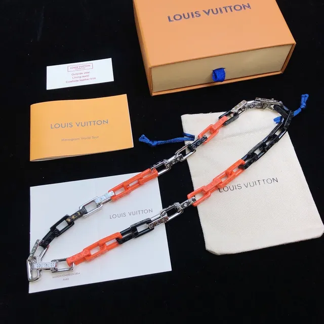 Multicolor Chunky Link Chain Necklace 7