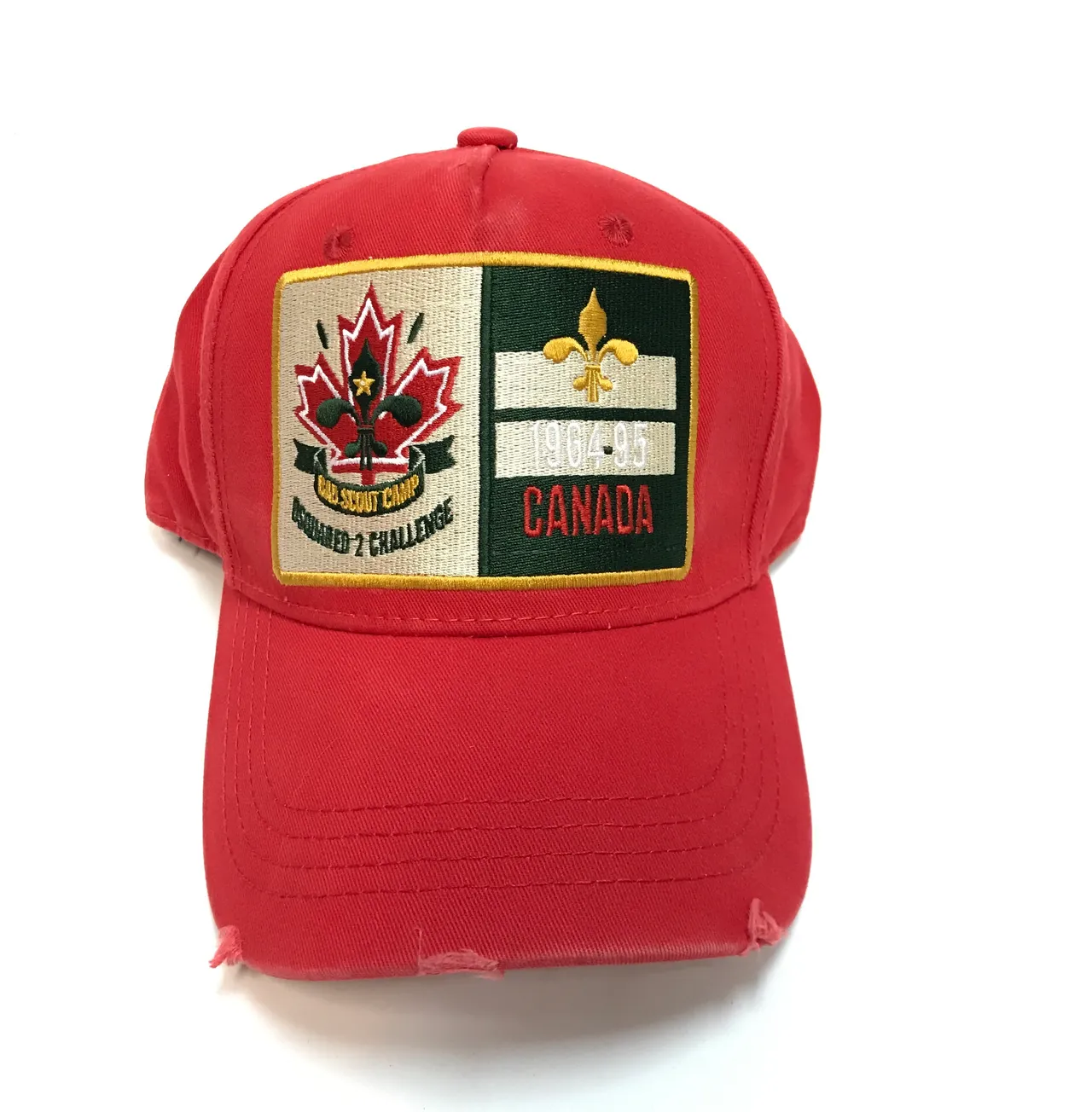 Navy Blue Embroidered Commemorative Patch Baseball Cap 2