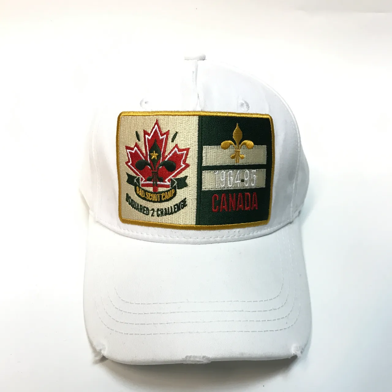 Navy Blue Embroidered Commemorative Patch Baseball Cap 3