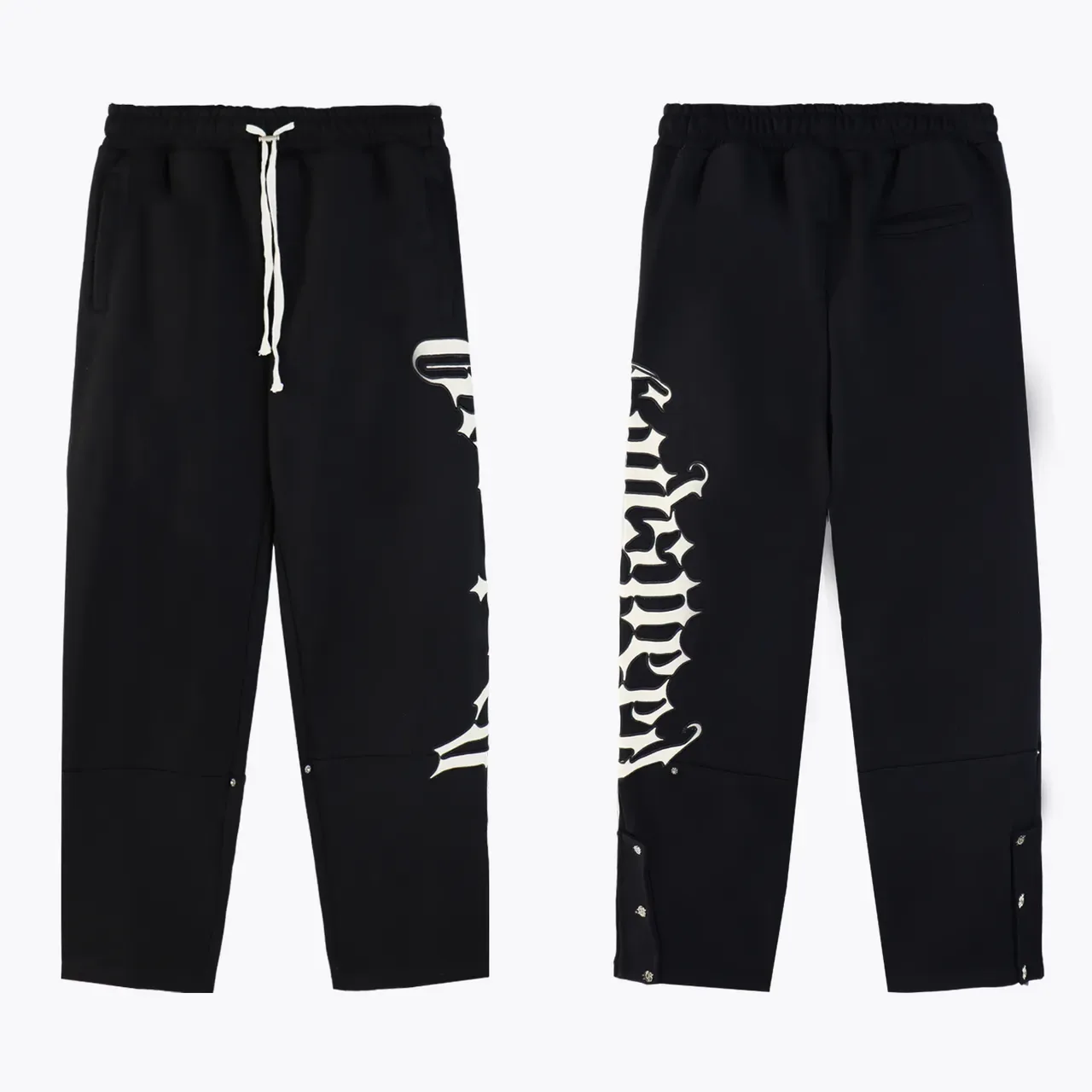 Red and Black Graphic Zip-Up Hoodie and Jogger Tracksuit 6