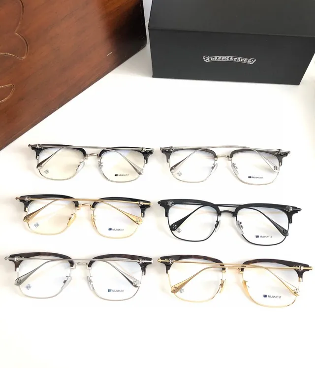 Semi-Rimless Tortoiseshell and Gold-Tone Optical Glasses 2