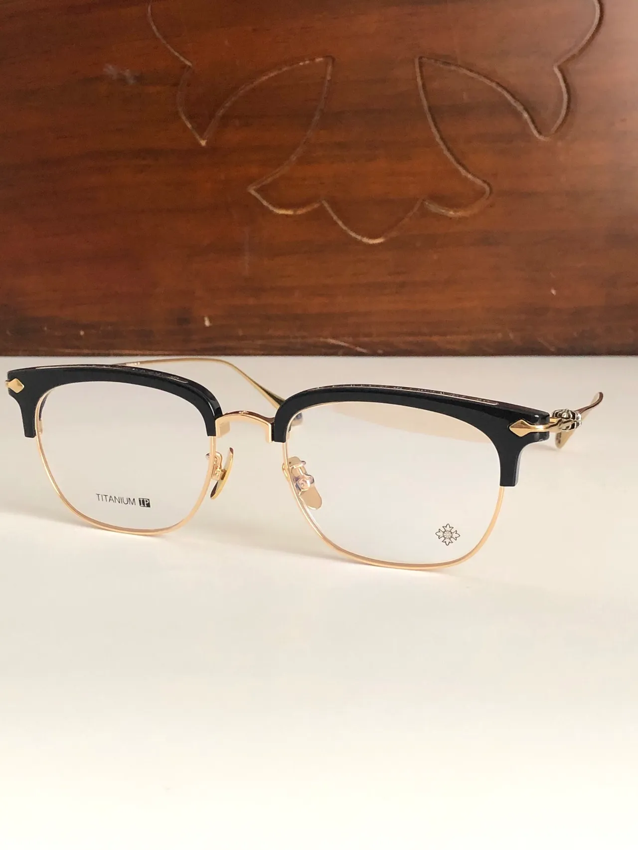 Semi-Rimless Tortoiseshell and Gold-Tone Optical Glasses 5