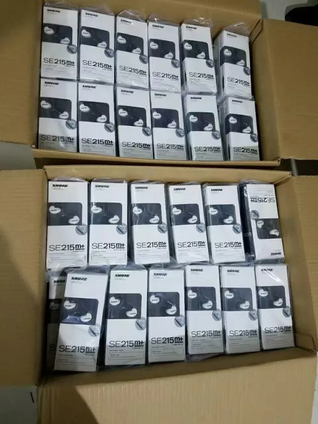 Shure SE215 Black Blue Sound Isolating Detachable Cable Sports Earphones 6