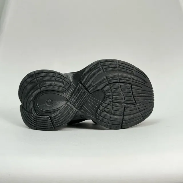 Silver and White Chunky Platform Sneaker 14