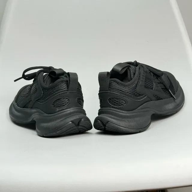 Silver and White Chunky Platform Sneaker 17
