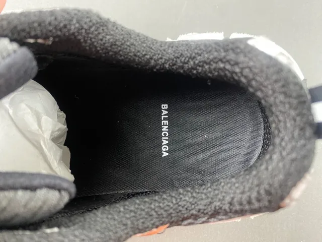 Silver Black Oversized Sole Metallic Synthetic Upper Chunky Sneakers 8