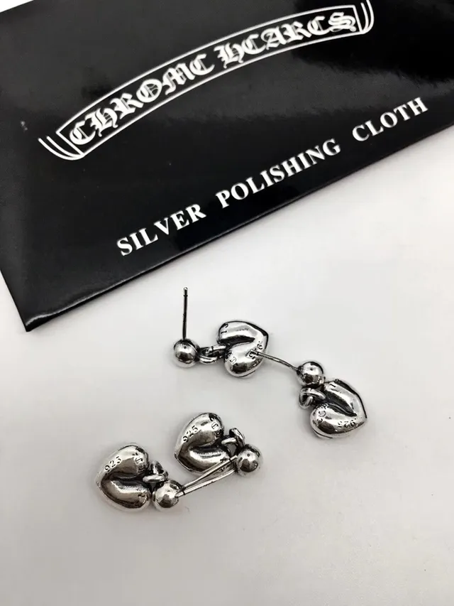 Silver-Tone Heart Filigree Dangling Earrings 4