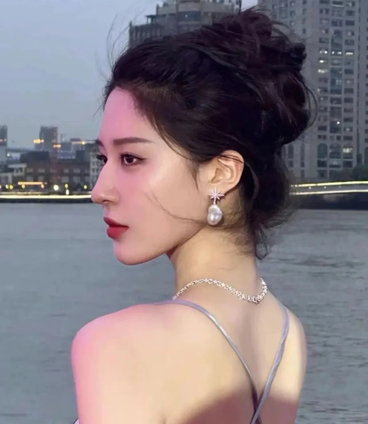 Star-Pavé Baroque Pearl Drop Earrings 3