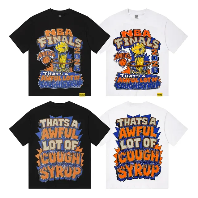 That's A Awful Lot of Cough Syrup NBA Finals 2026 New York Knicks T-Shirt 2