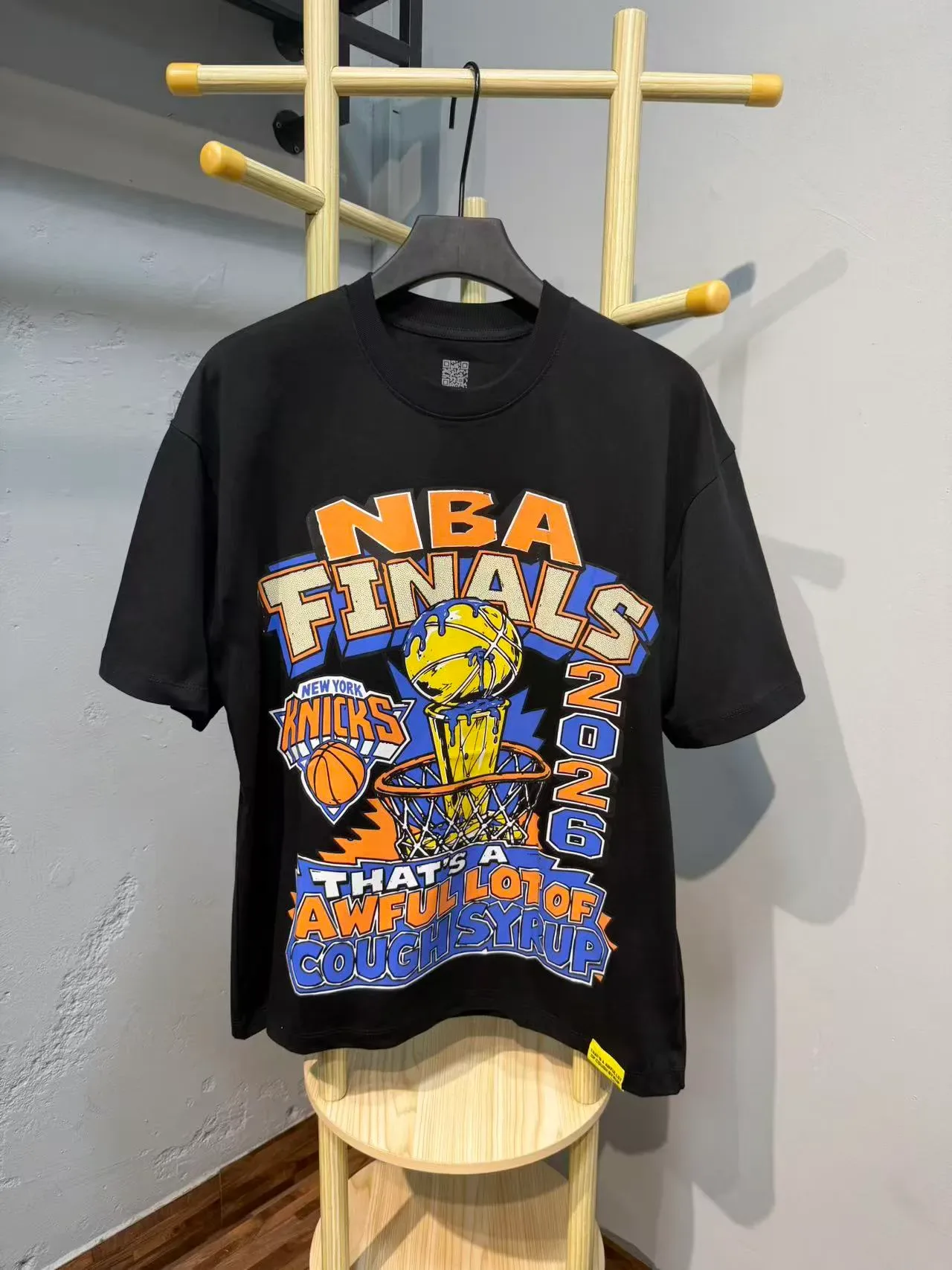That's A Awful Lot of Cough Syrup NBA Finals 2026 New York Knicks T-Shirt 11