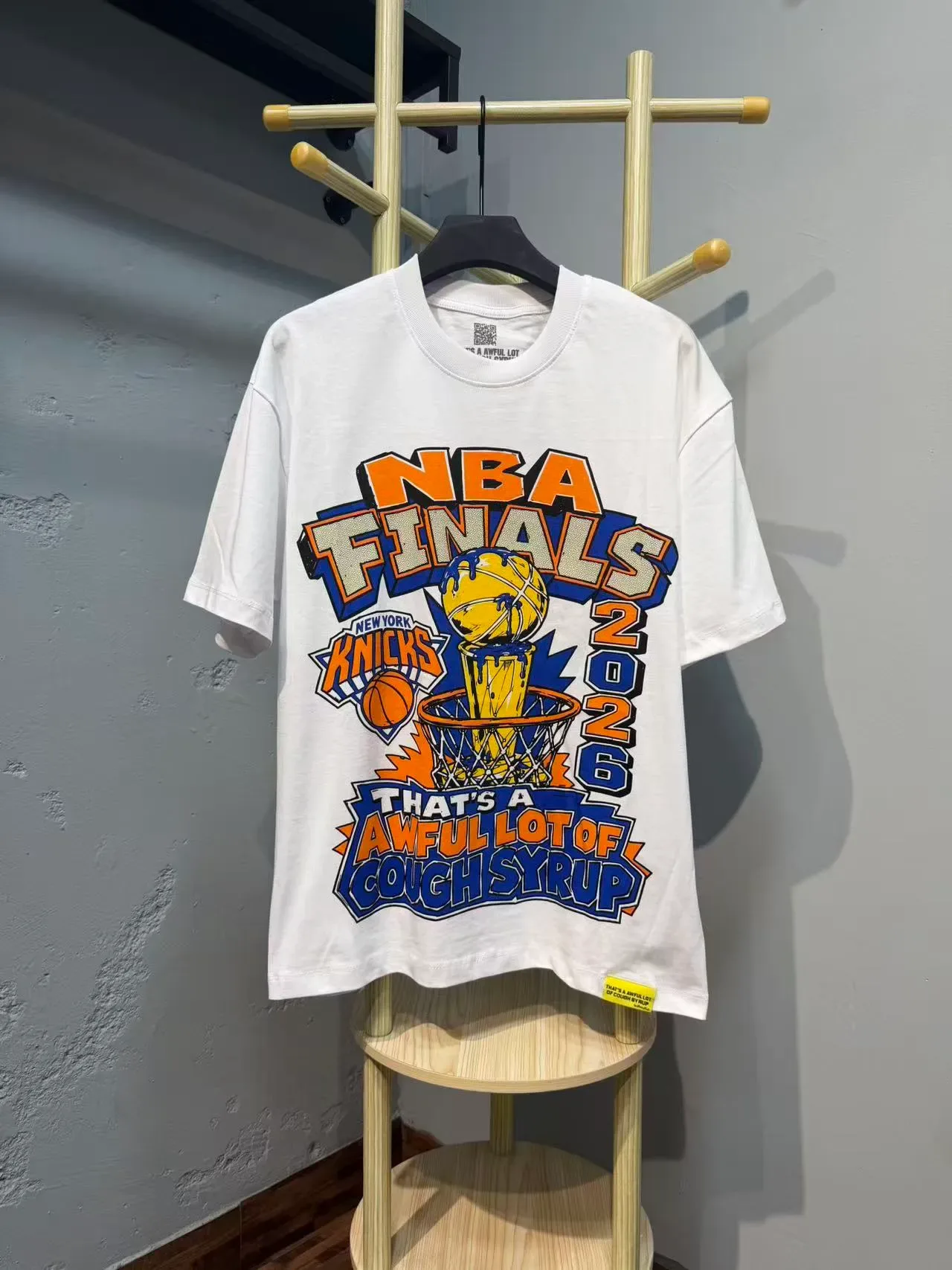 That's A Awful Lot of Cough Syrup NBA Finals 2026 New York Knicks T-Shirt 12