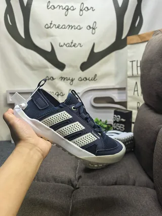 Sandalias Casuales Perforadas con Cordones en Blanco, Azul, Naranja 5