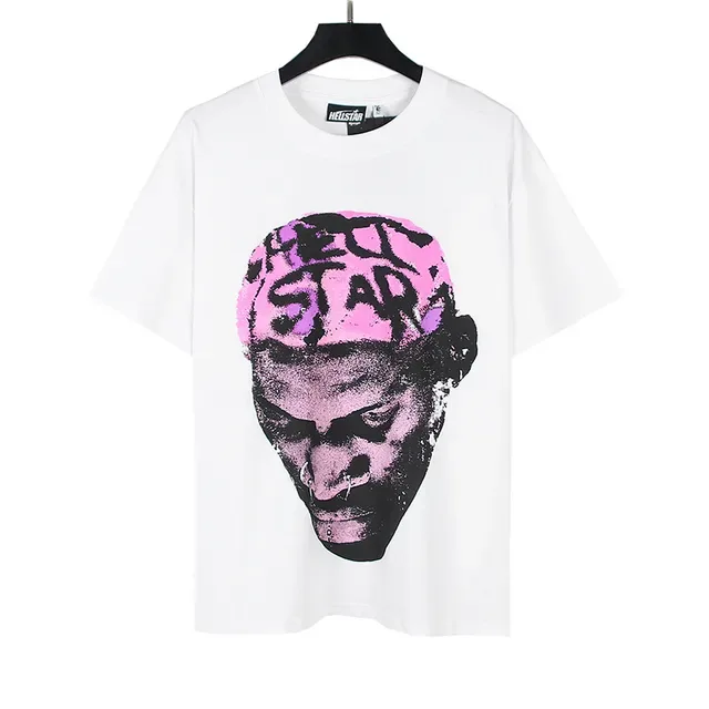 White Graphic-Print Oversized T-Shirt 2