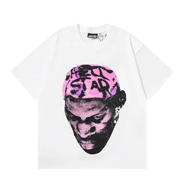 White Graphic-Print Oversized T-Shirt 5