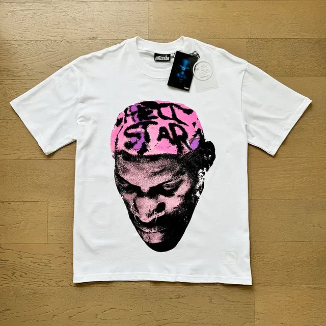 White Graphic-Print Oversized T-Shirt 7