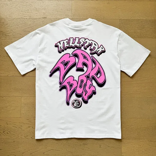 White Graphic-Print Oversized T-Shirt 9