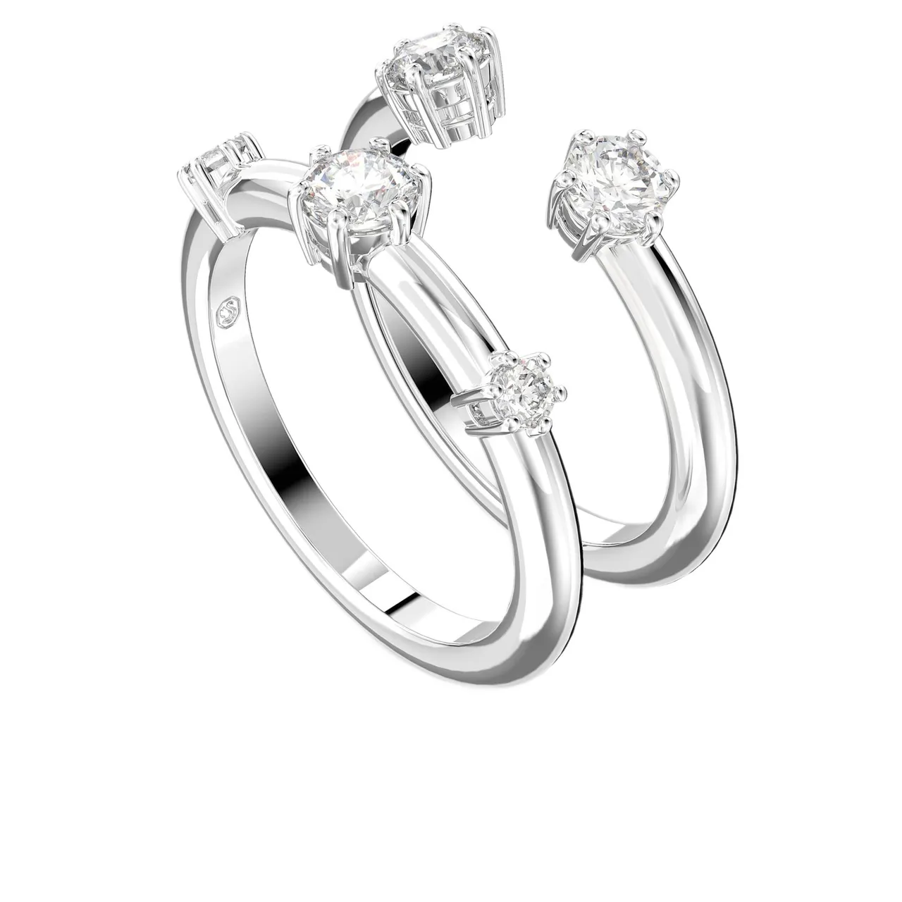 Yellow Gold Open-Shank Multi-Stone Prong-Set Ring 3