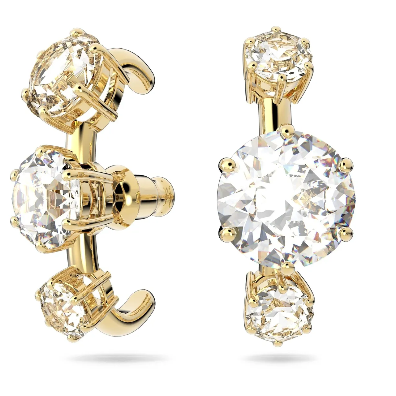 Yellow Gold Open-Shank Multi-Stone Prong-Set Ring 6