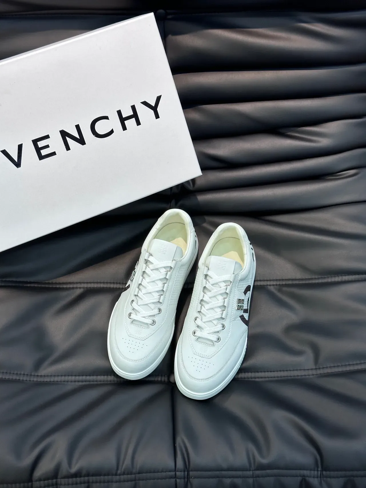 Givenchy City Sport White and Black Graphic Lifestyle Sneakers 2