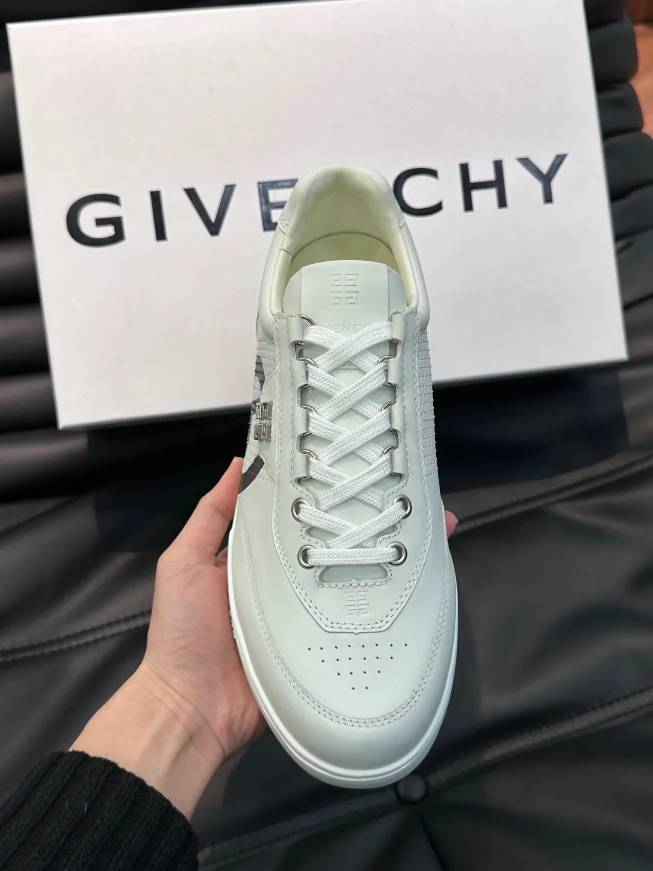 Givenchy City Sport White and Black Graphic Lifestyle Sneakers 5