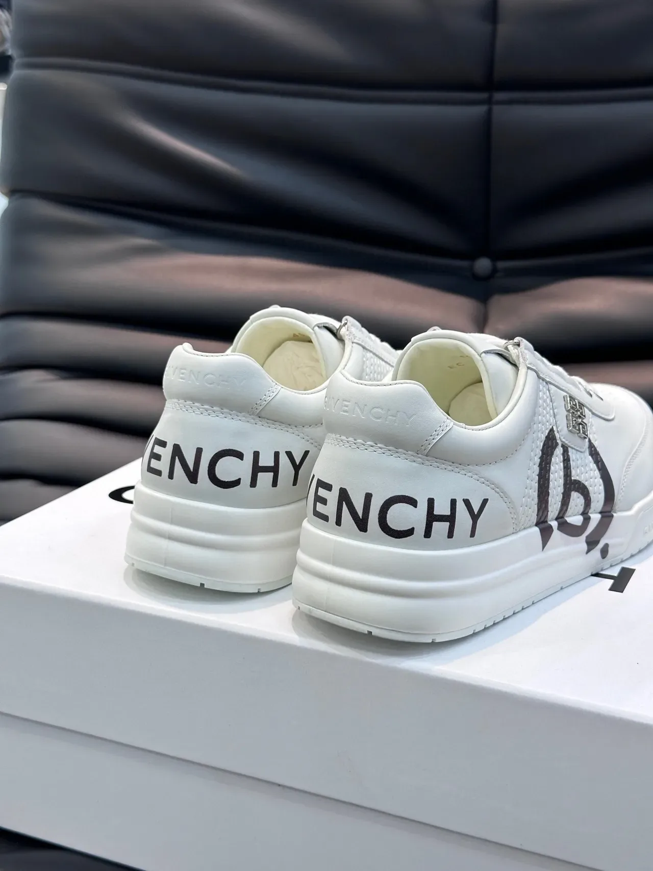 Givenchy City Sport White and Black Graphic Lifestyle Sneakers 7