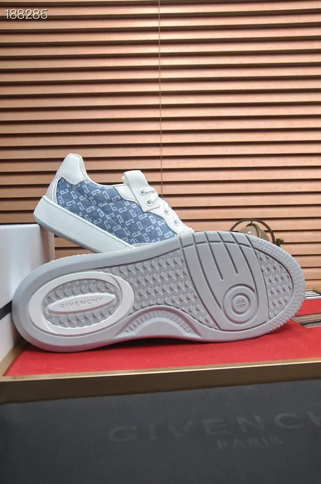 Givenchy City Sport White and Blue Monogram Lifestyle Sneakers 2