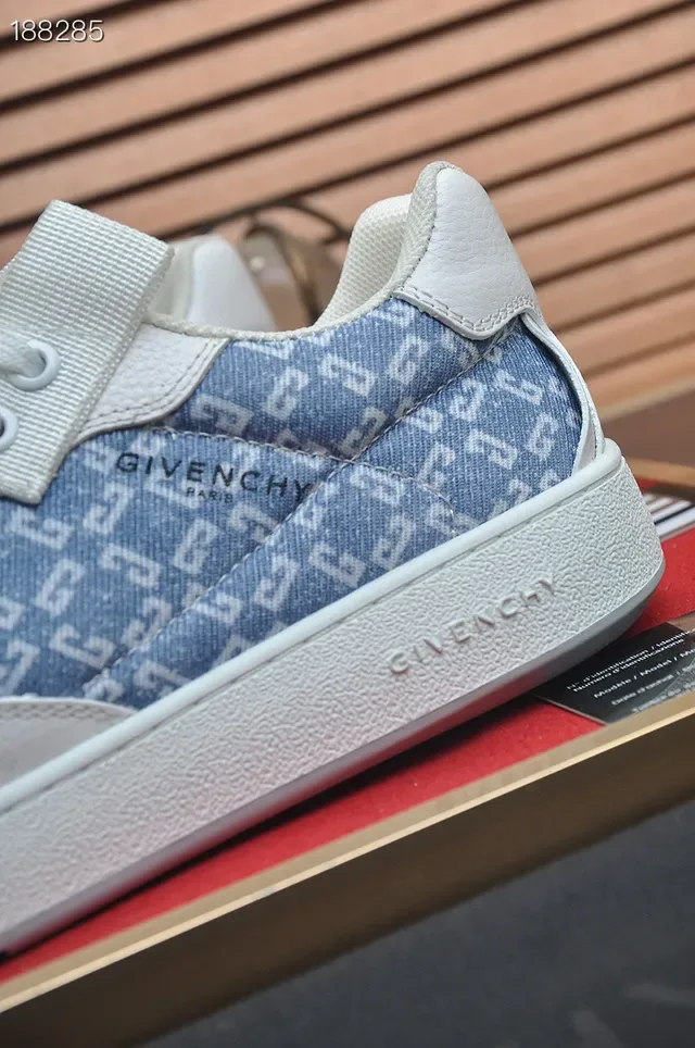 Givenchy City Sport White and Blue Monogram Lifestyle Sneakers 3