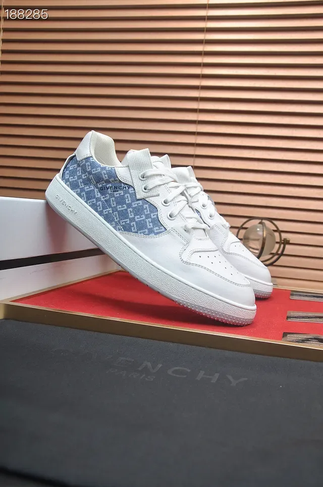 Givenchy City Sport White and Blue Monogram Lifestyle Sneakers 7