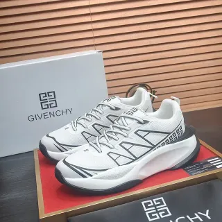 Givenchy Spectre White and Black Geometric Lifestyle Sneakers