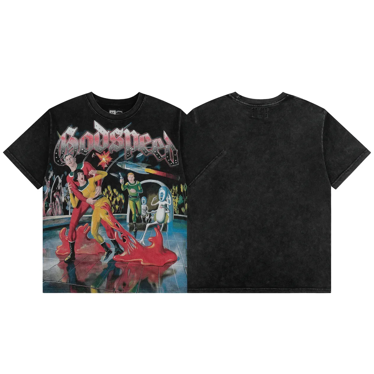 Godspeed Graphic-Print Black T-Shirt 3