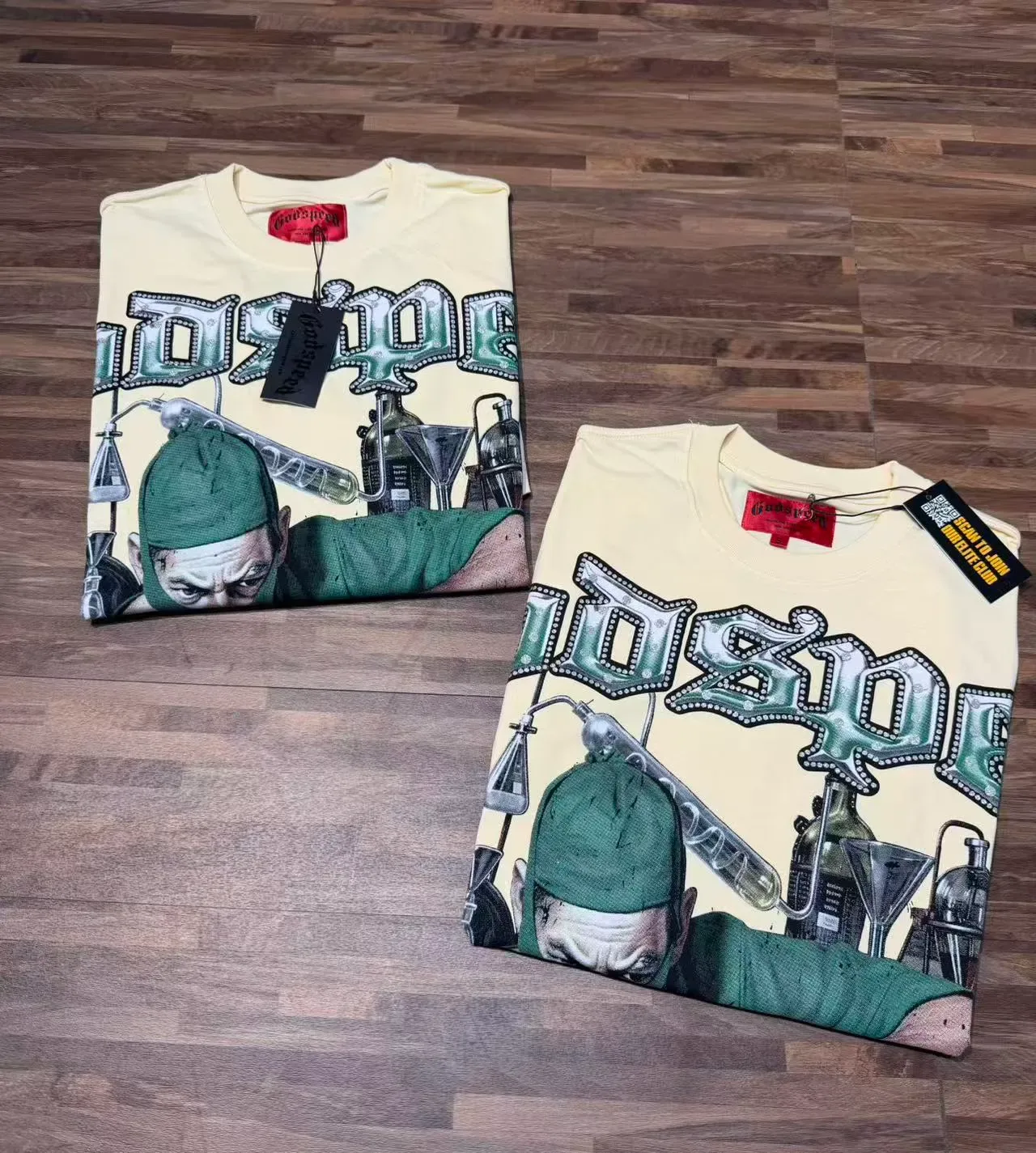 Godspeed Graphic Print Cream T-Shirt 5