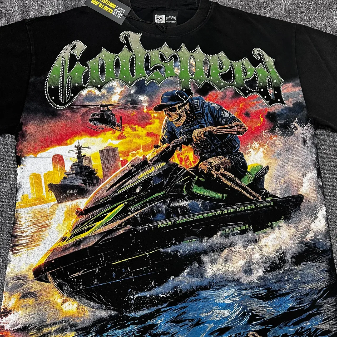 Godspeed Graphic-Print Crew-Neck Short-Sleeve T-Shirt 3