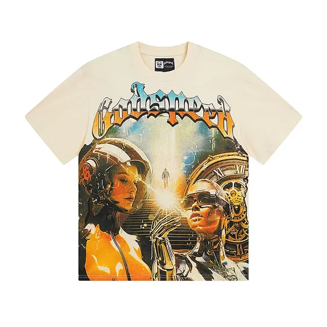 Godspeed Graphic Print Crew-Neck T-Shirt 4
