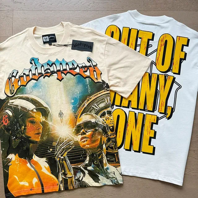 Godspeed Graphic Print Crew-Neck T-Shirt 6