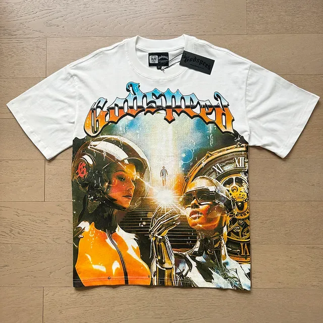 Godspeed Graphic Print Crew-Neck T-Shirt 8