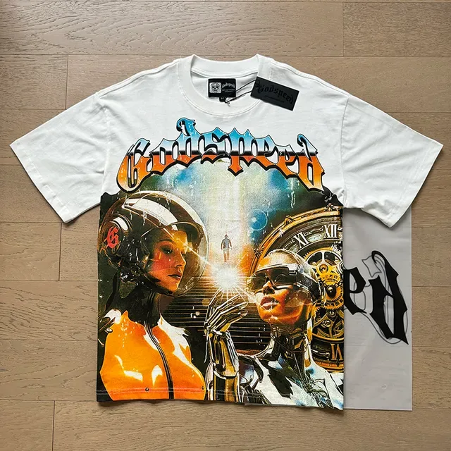 Godspeed Graphic Print Crew-Neck T-Shirt 9