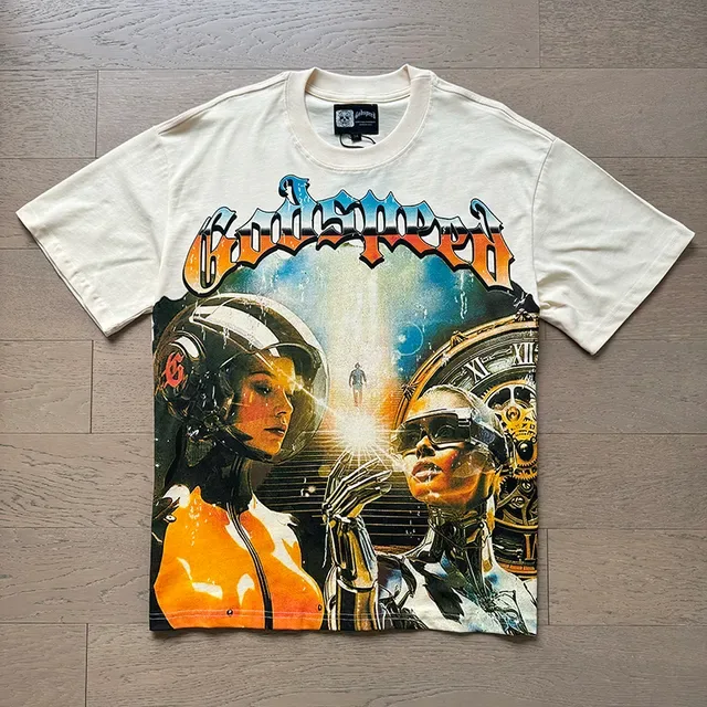 Godspeed Graphic Print Crew-Neck T-Shirt 11
