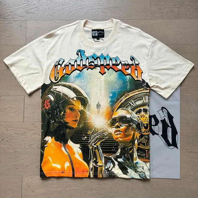 Godspeed Graphic Print Crew-Neck T-Shirt 12