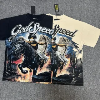 تي شيرت Godspeed بطباعة جرافيك