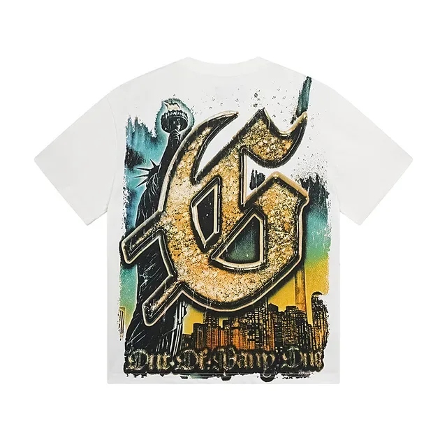 Godspeed One Of Many White Multicolor Graphic-Print Oversized Fit T-Shirt 3