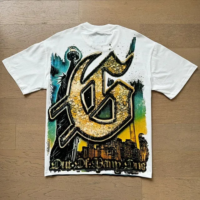 Godspeed One Of Many White Multicolor Graphic-Print Oversized Fit T-Shirt 7