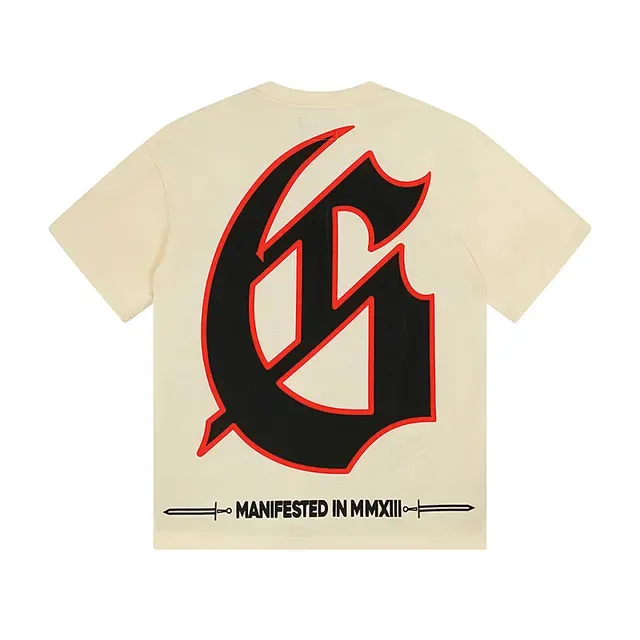 Godspeed Racing Skull Graphic Print Cream T-Shirt 3