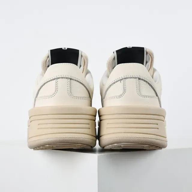 Golden Goose Logo Estrela Off-White Couro Plataforma Estilo de Vida Tênis 8