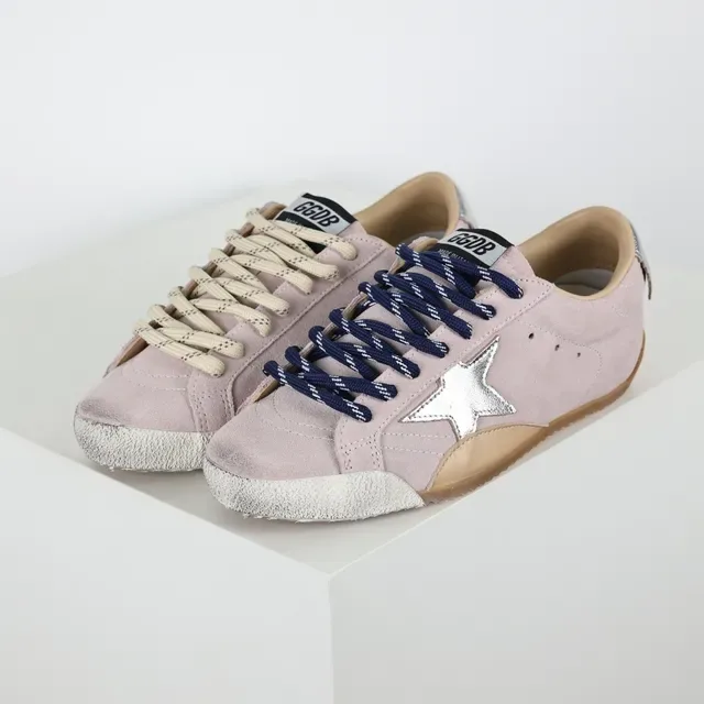 Golden Goose Super-Star Dusty Pink Suede Lifestyle Sneakers 2